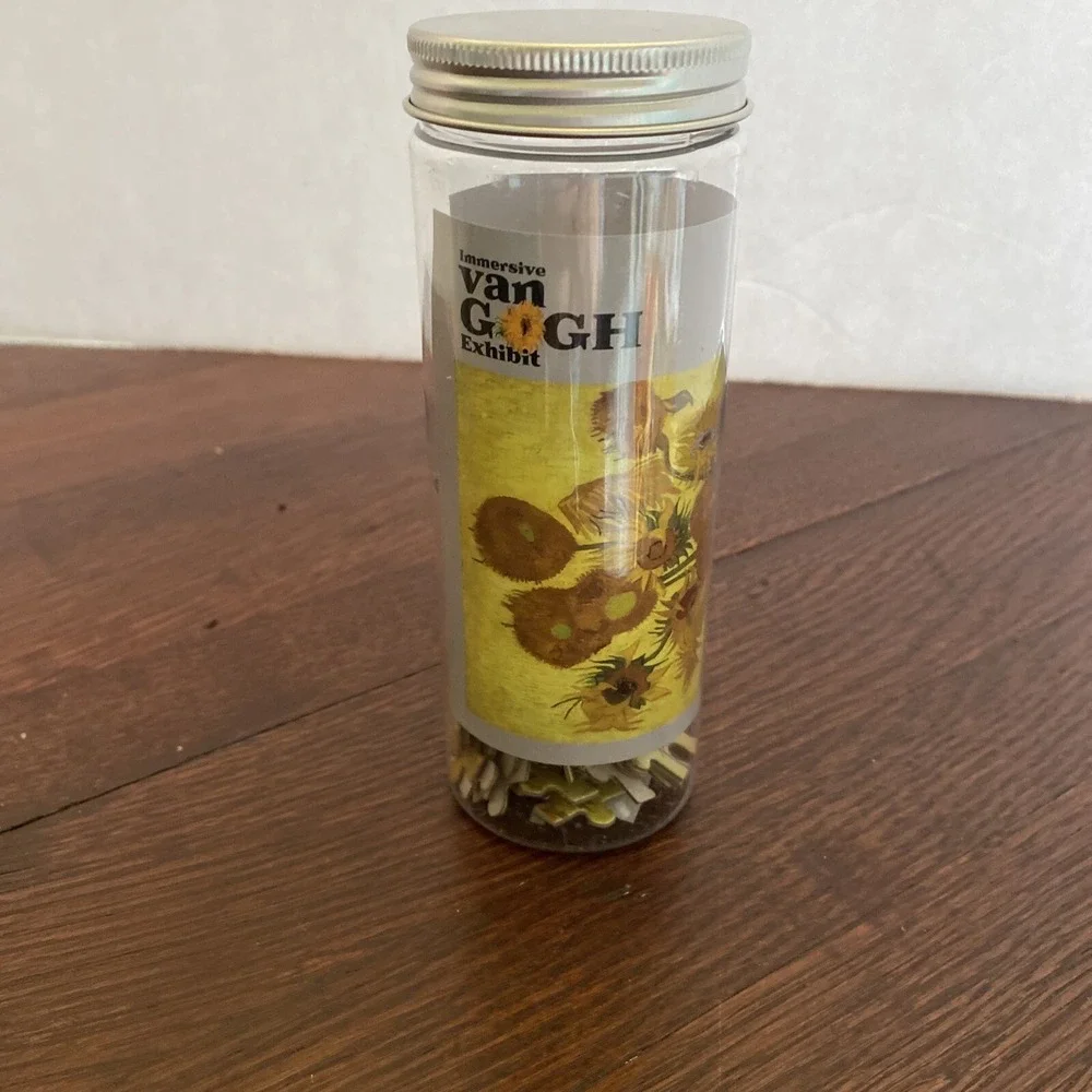 150 PIECE MINI PUZZLE VINCENT‎ VAN GOGH The Sunflower- In Tube -Sealed